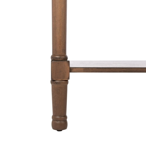 Landers Brown Console Table - The Mayfair Hall