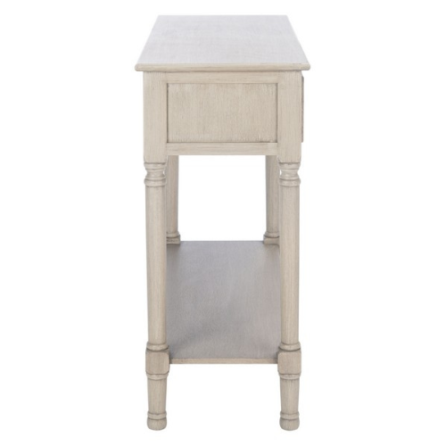 2 Drawer Greige Console Table - The Mayfair Hall