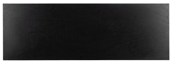Safavieh Aliyah Two Drawer Console Table in Black with Carved Accent