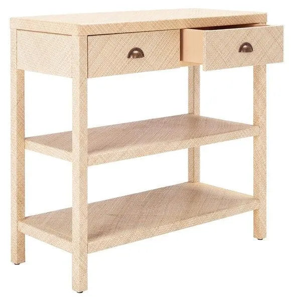 Safavieh Apis Natural-Gold Raffia Console Table