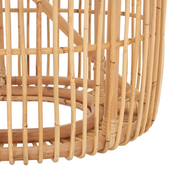 Jabez Natural Oval Rattan Coffee Table - The Mayfair Hall