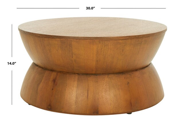 Natural Round Coffee Table - The Mayfair Hall