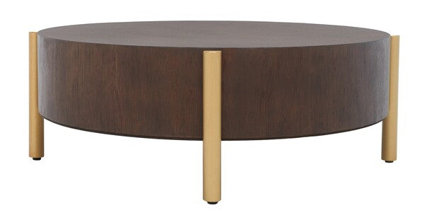 Contemporary-Chic Round Coffee Table - The Mayfair Hall