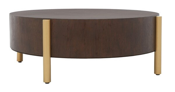 Contemporary-Chic Round Coffee Table - The Mayfair Hall
