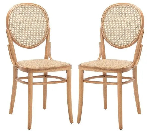 Sonia Natural Cane Dining Chair (Set of 2) - The Mayfair Hall