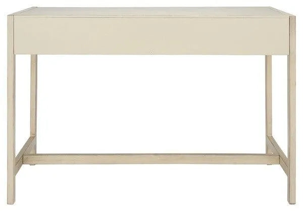 2 Drawer Desk in Antique White - The Mayfair Hall