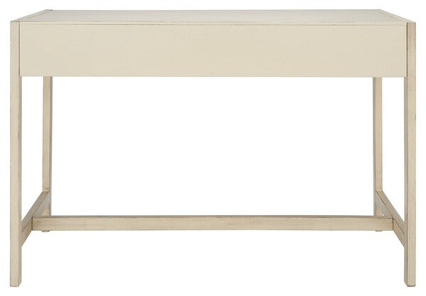 Esther Antique White Contemporary Desk - The Mayfair Hall