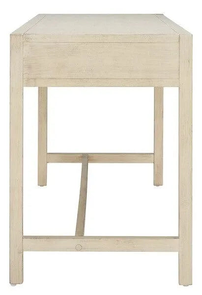 2 Drawer Desk in Antique White - The Mayfair Hall