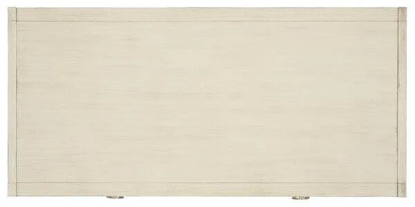 2 Drawer Desk in Antique White - The Mayfair Hall