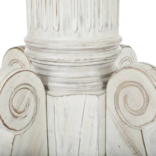 Antique White Drop Leaf Dining Table - The Mayfair Hall