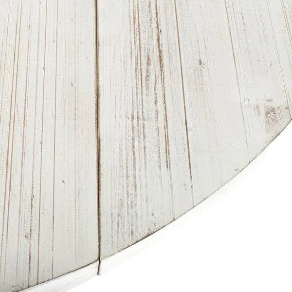 Antique White Drop Leaf Dining Table - The Mayfair Hall