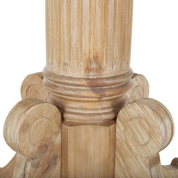 Rustic Natural Drop Leaf Dining Table - The Mayfair Hall