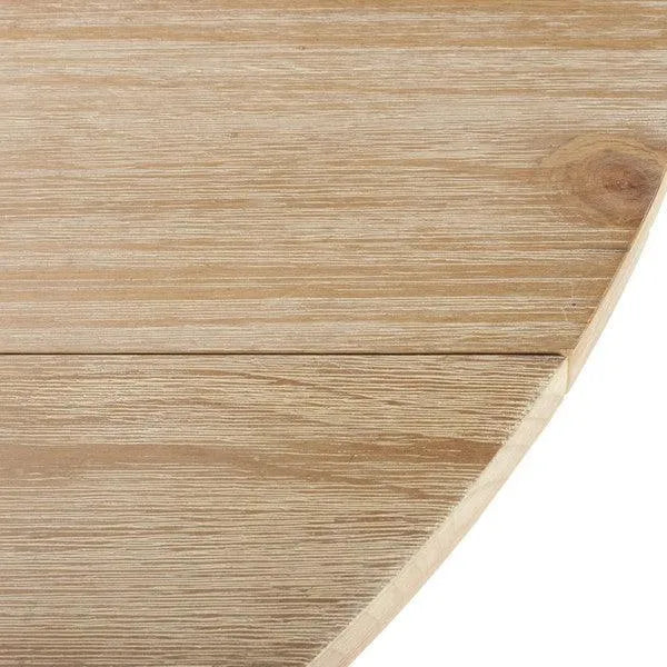 Rustic Natural Drop Leaf Dining Table - The Mayfair Hall