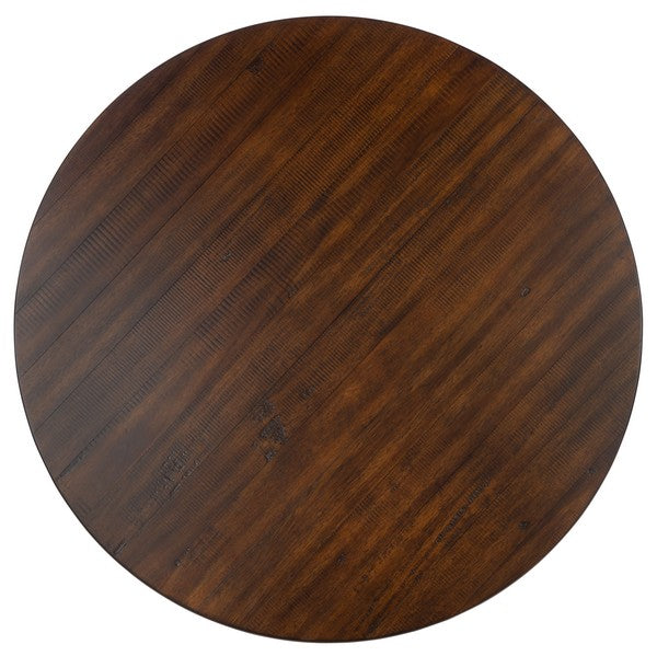Rustic Cafe Finish Round Dining Table - The Mayfair Hall