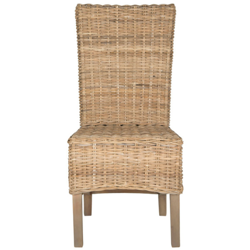 Natural 19"h Rattan Side Chair (Set of 2) - The Mayfair Hall