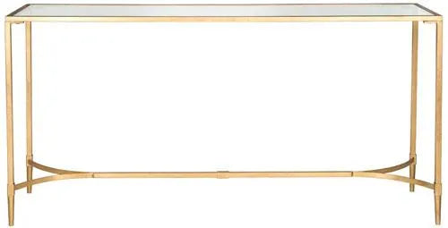 Safavieh Antwan Sleek Gold Console Table