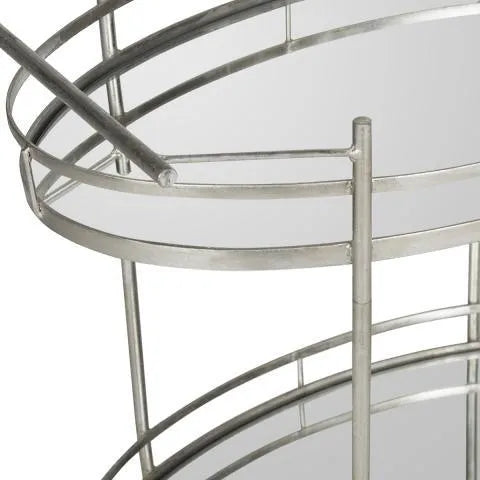 Silver Chic Bar Cart - The Mayfair Hall