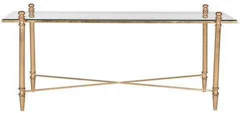 Safavieh Tait Antique Gold Traditional Coffee Table