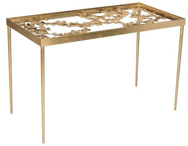 Otto Leaf Desk in Gold Finish - The Mayfair Hall