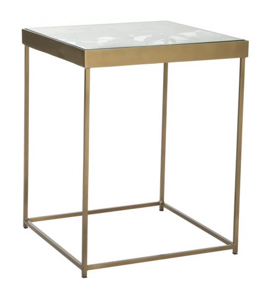 Lillian Ethereal Gold Leaf Gingko Side Table - The Mayfair Hall
