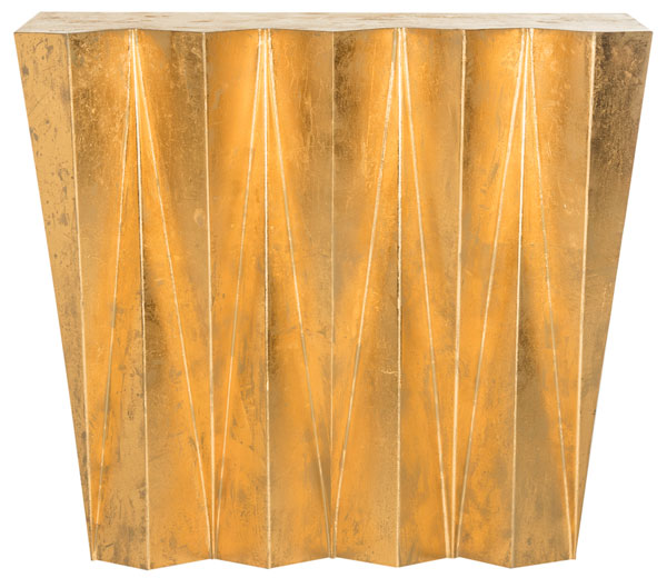 Gisela Gold Hex Statement Console Table - The Mayfair Hall