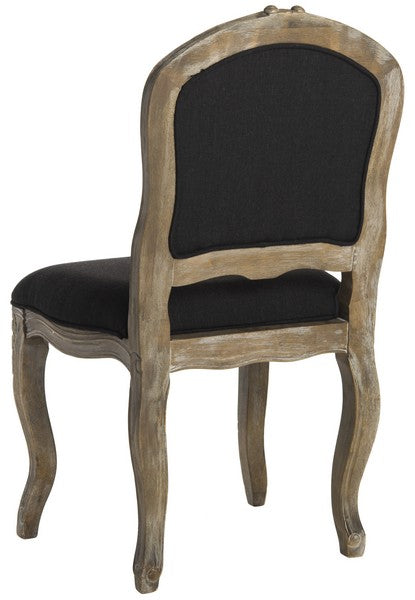 Black 20'' H French Leg Dining Chair (Set  of 2) - The Mayfair Hall