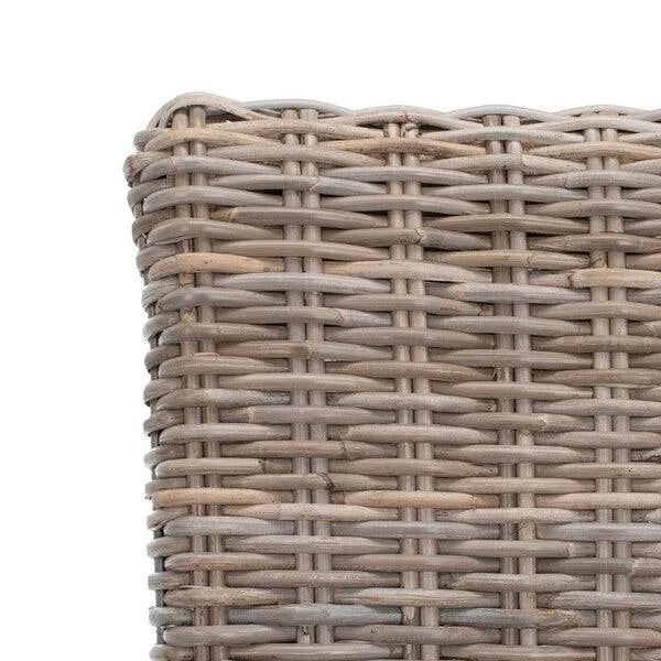 Natural Unfinished Rattan and Mango Wood Side Chair (Set of 2) - The Mayfair Hall
