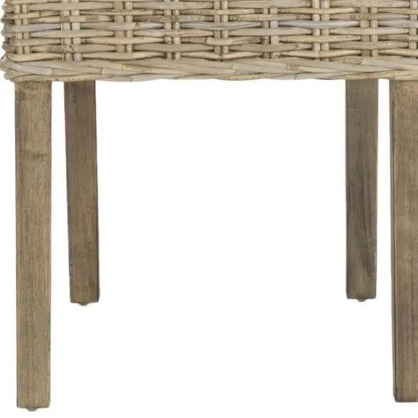 Grove Natural Woven Rattan Side Chair (Set of 2) - The Mayfair Hall