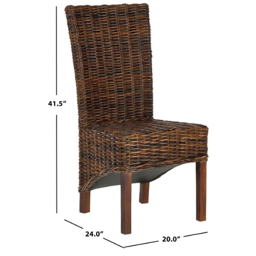 Ridge Brown Kubu Rattan Side Chair (Set of 2) - The Mayfair Hall