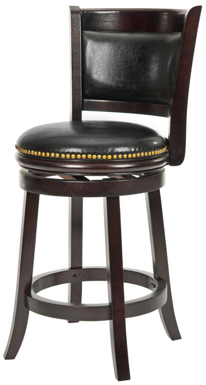 Cappuccino Finished Swivel Counter Stool - The Mayfair Hall