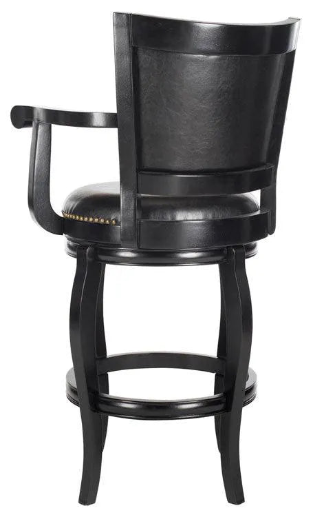 Gitano Black Swivel Bar Stool - The Mayfair Hall