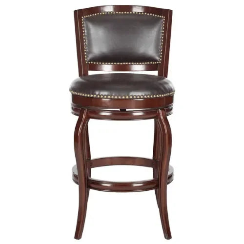 Safavieh Pasquale Dark Brown Italian Style Bar Stool
