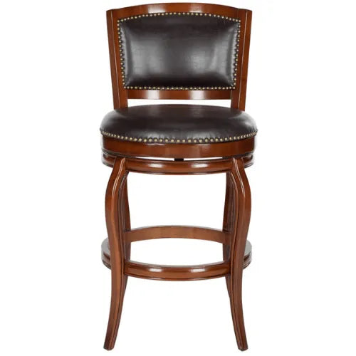 Pasquale Brown Italian Style Bar Stool - The Mayfair Hall