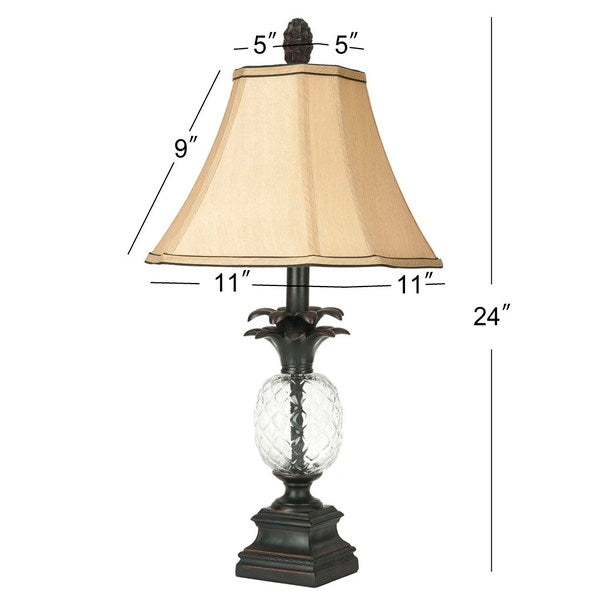 Alanna Island Pineapple Table Lamp (Set of 2) - The Mayfair Hall