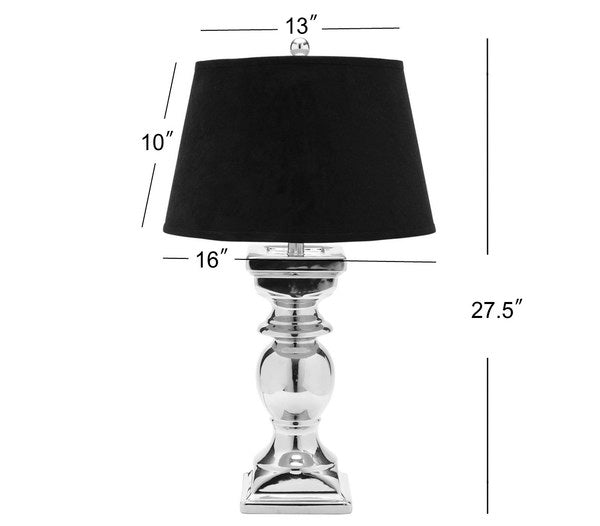 Helen Silver Baluster Table Lamp (Set of 2) - The Mayfair Hall