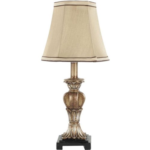 17-INCH H GOLD-BEIGE MINI URN LAMP (SET OF 2) - The Mayfair Hall