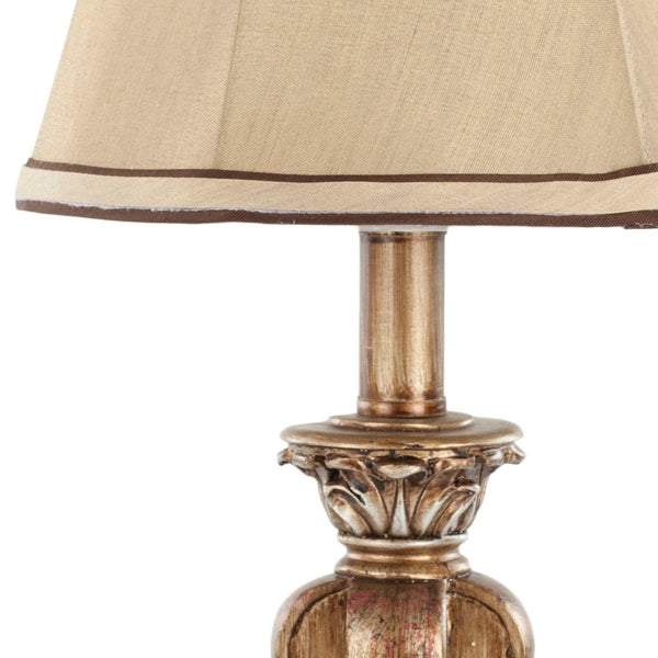 17-INCH H GOLD-BEIGE MINI URN LAMP (SET OF 2) - The Mayfair Hall