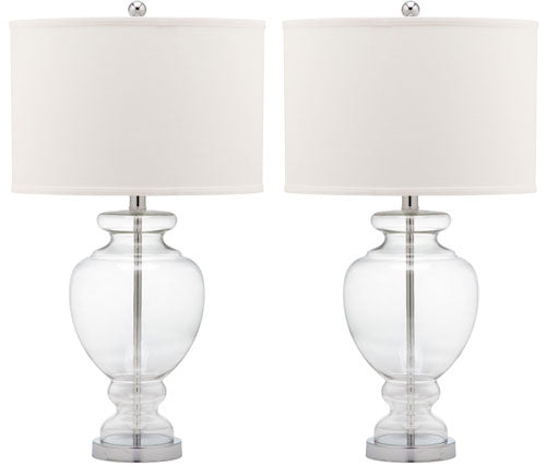 Coastal Clear Glass Table Lamp (Set of 2) - The Mayfair Hall
