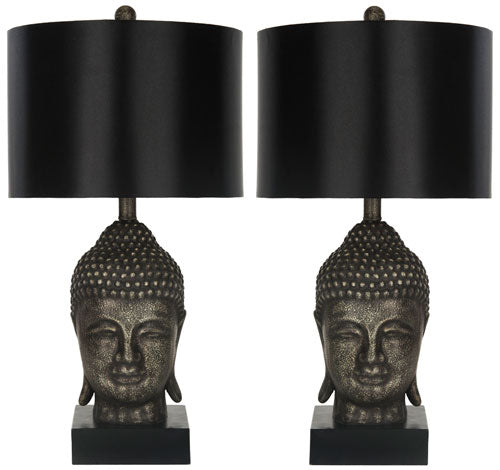 Golden Buddha Table Lamp (Set of 2) - The Mayfair Hall