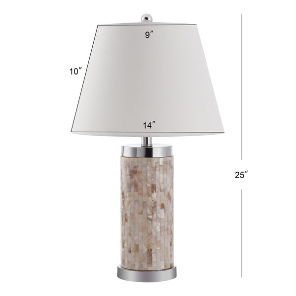 25-INCH H SHELL TABLE LAMP (SET OF 2) - The Mayfair Hall