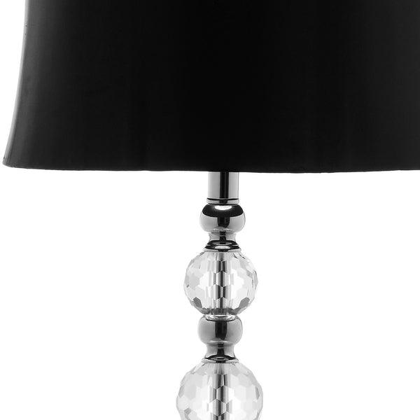 28-INCH H BLACK SHADE CRYSTAL BALL LAMP (SET OF 2) - The Mayfair Hall