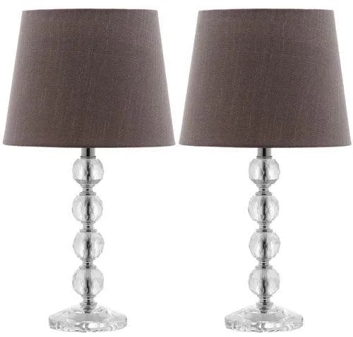 Nola Stacked Crystal Ball Table Lamp (Set of 2) - The Mayfair Hall