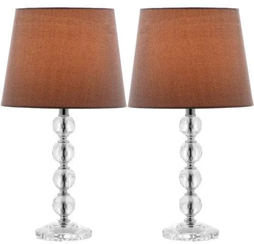 16-INCH H STACKED CRYSTAL BALL LAMP (SET OF 2) - The Mayfair Hall