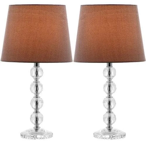 Nola Stacked Crystal Ball Table Lamp (Set of 2) - The Mayfair Hall