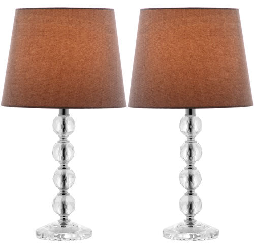 16-INCH H STACKED CRYSTAL BALL LAMP (SET OF 2) - The Mayfair Hall