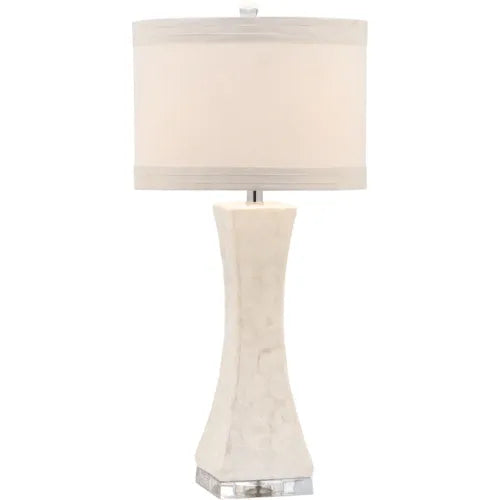 30-INCH CAPIZ SHELL TABLE LAMP SET OF 2 W/ USB PORT (SET OF 2) - The Mayfair Hall