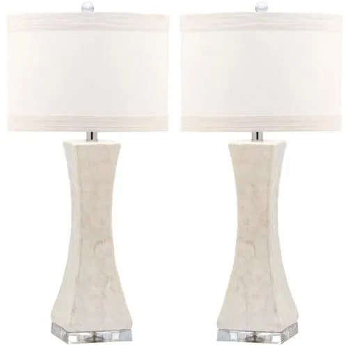 Shelley Mother of Pearl Table Lamp (Set of 2) - The Mayfair Hall