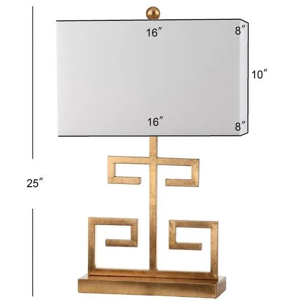 Safavieh Greek Key Gold Table Lamp (Set of 2)