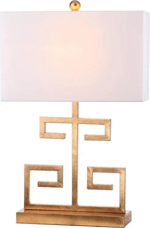 Greek Key Gold Table Lamp (Set of 2) - The Mayfair Hall