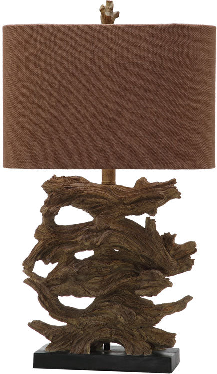 Forester Faux Bois Table Lamp (Set o 2) - The Mayfair Hall
